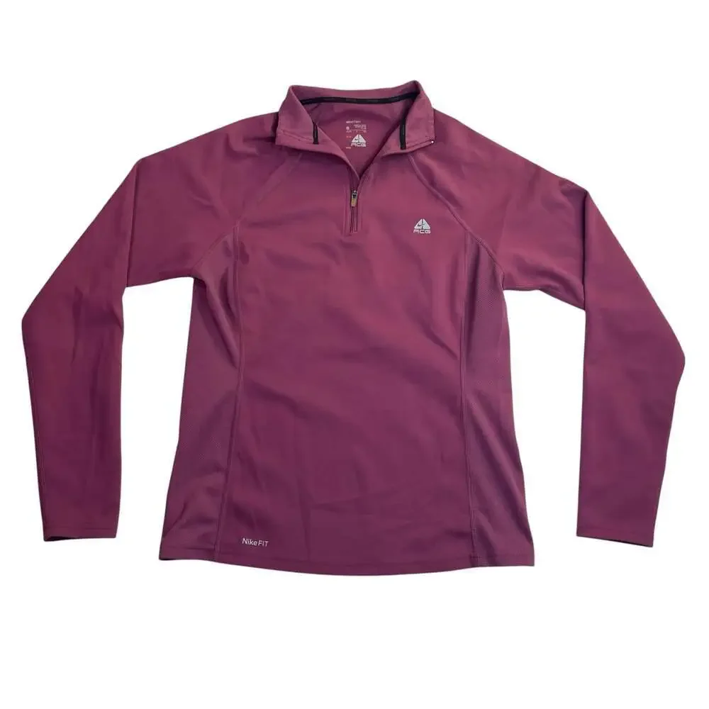 Nike ACG Fit Dry 1/4 Zip Pullover Shirt Size S